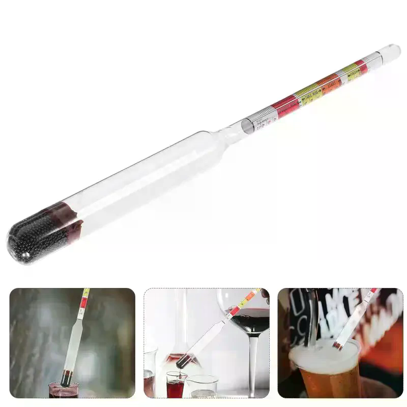 Wine Beer Cider - 3 Scale Hydrometer For Wine Beer