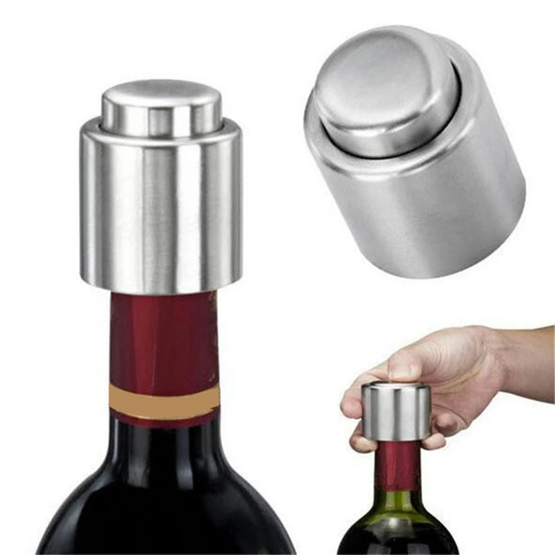 2PCS Stainless Steel Wine Bott - Wine Stopper Vacuum recension och pris