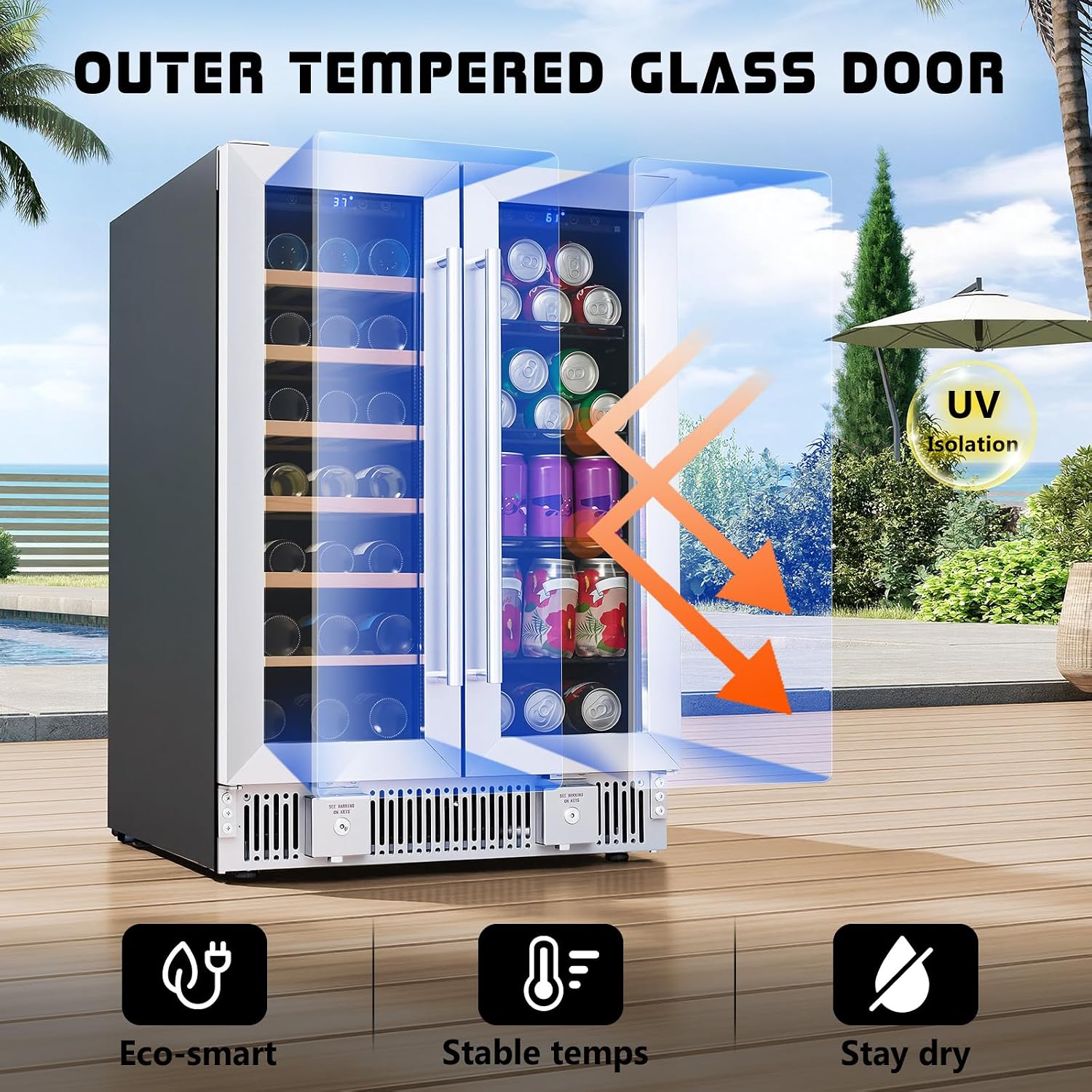 Beverage Refrigerator, 24-Inch - Wine Beer Fridge Under Counter recension och pris