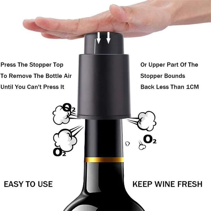 Vacuum Wine Preserver with Tim - Wine Stopper Vacuum recension och pris