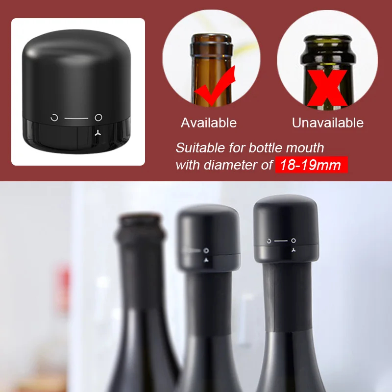 1/5pcs Vacuum Sealed Wine Bott - Wine Stopper Vacuum recension och pris