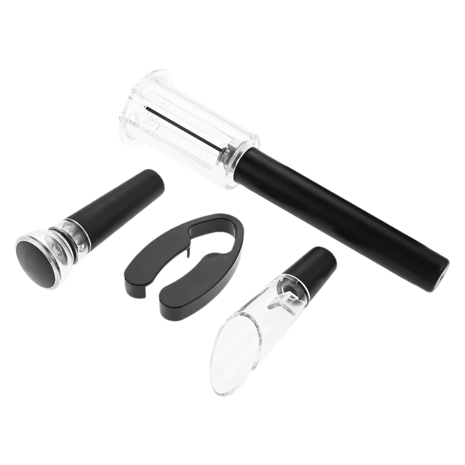 4Pcs Portable Air Pressure Pum - Wine Stopper Vacuum recension och pris