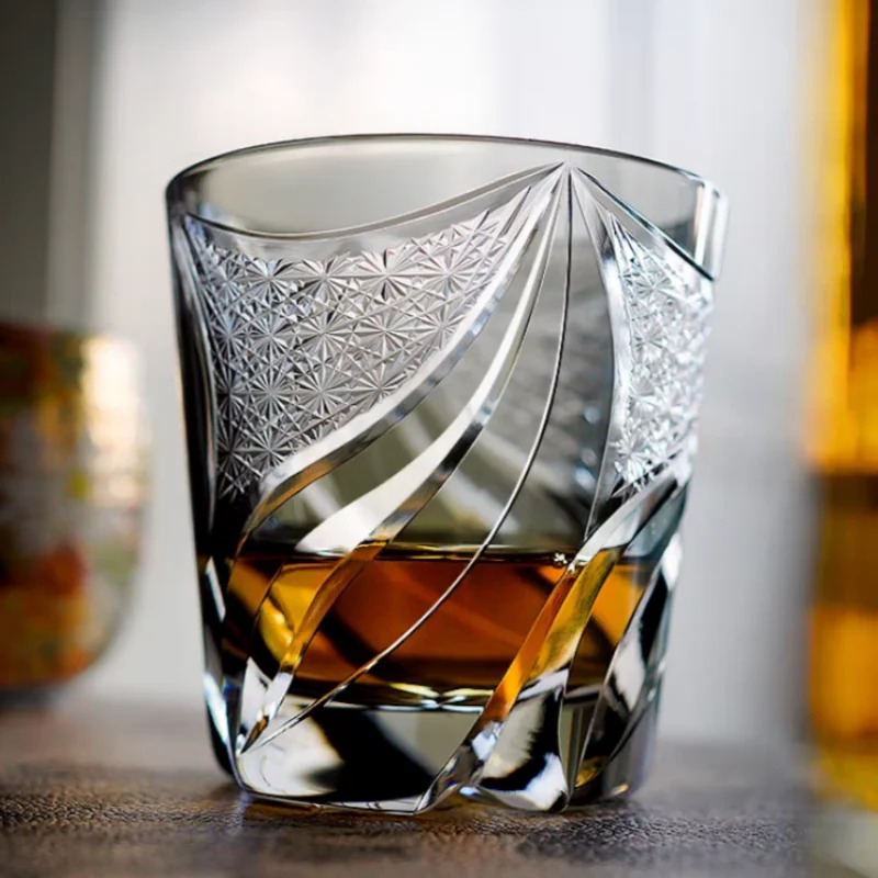 9 oz 11 oz Edo Kiriko Hand Cut - Wine Beer Jp recension och pris