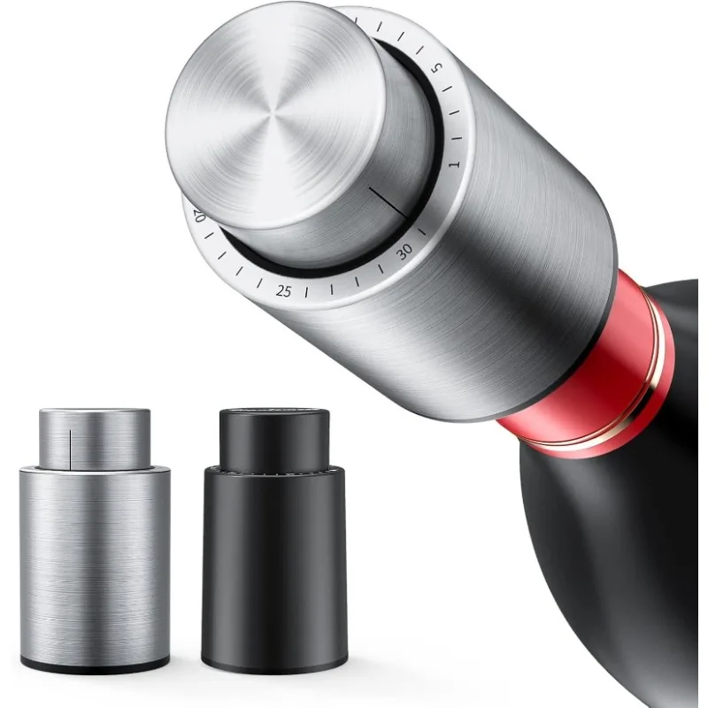 Wine Bottle Stoppers Vacuum Wi - Wine Stopper Vacuum recension och pris