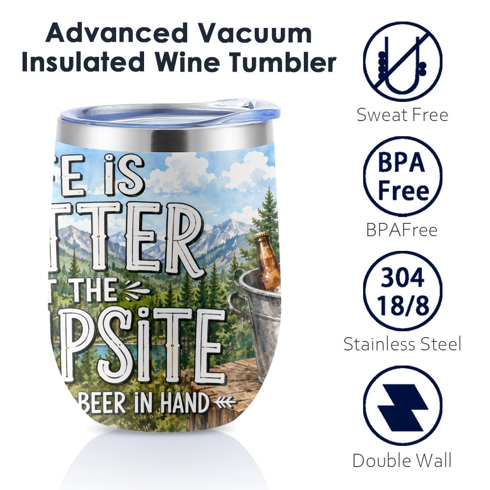 Funny Camping Beer Quote Vacuu - Beer And Wine Quote recension och pris