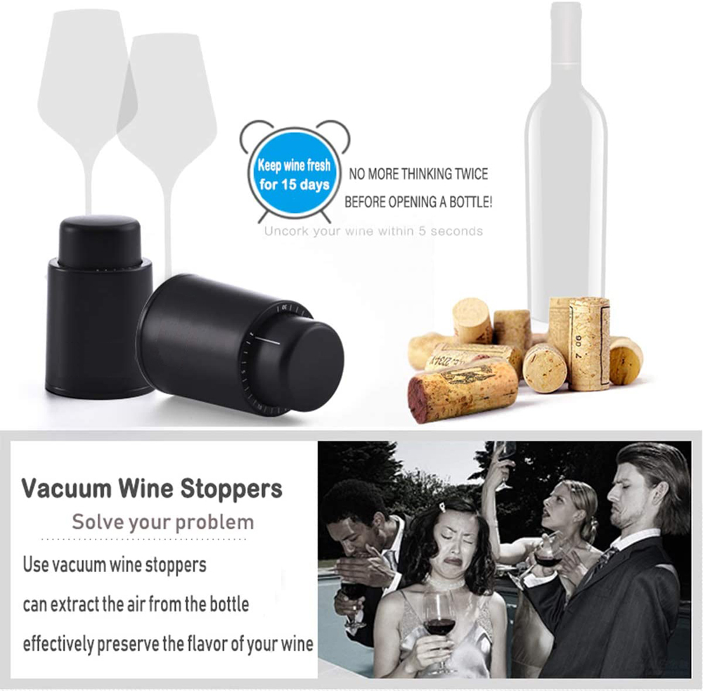 Vacuum Wine Bottle Stopper Sea - Wine Stopper Vacuum recension och pris