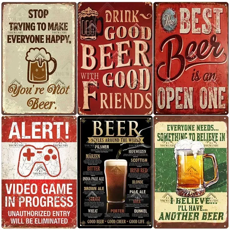 Bar Pub Sign Decor Funny Quote - Beer And Wine Quote recension och pris