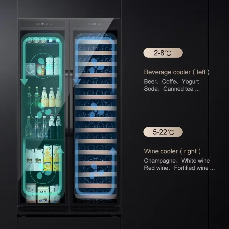 Built In Beverage Fridge Doubl - Wine Beer Fridge Under Counter recension och pris
