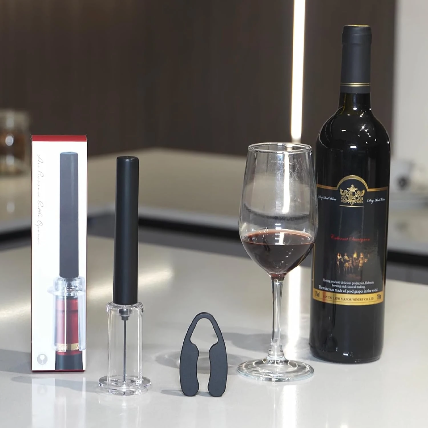Air Pump Wine Bottle Opener Ai - Wine Stopper Vacuum recension och pris